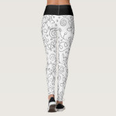 レギンスが犬を連れて働き/外出Day Bull Dog レギンス (裏面)