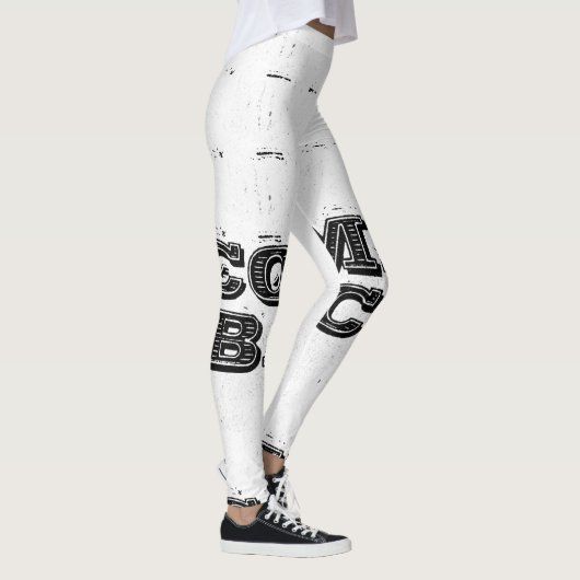 レギンスのヴィンテージの魅力のブレンド レギンス (右)