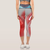 レギンスの改良により、簡単なスタイルと柔軟性を実現 カプリレギンス (裏面)