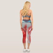 レギンスの改良により、簡単なスタイルと柔軟性を実現 カプリレギンス (裏面)