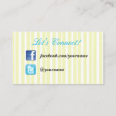 レギンスの販売、ピンクおよび紫色 名刺 (裏面)