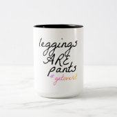 レギンスはパンツ ツートーンマグカップ (中央)