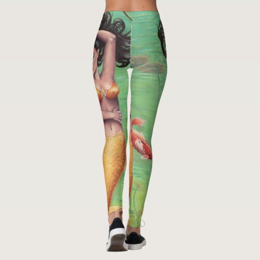 レギンスをくまなくコイの人魚 レギンス (裏面)