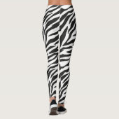 レギンスゼブラ、女性のための動物レギンス レギンス (裏面)