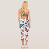 レギンスデザインカラフル – 蝶 カプリレギンス (裏面)