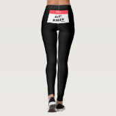 レギンス前面アメリカ国旗とカレン名タグ背面 レギンス (裏面)