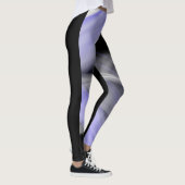 レギンス抽象芸術トレンドラベンダーバイオレット レギンス (右)