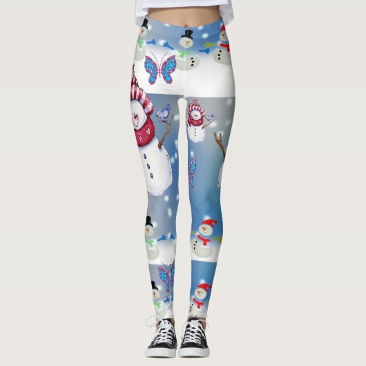 レギンス雪だるま レギンス (正面)