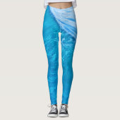 レギンス青い水波 レギンス (正面)