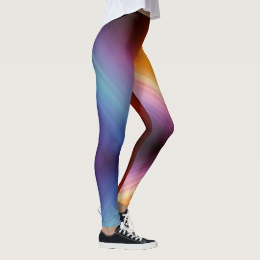 レギンス - カラフルな虹色 (右)