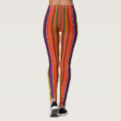 レギンス～クリスマスの色ストライプの～ レギンス (裏面)