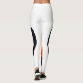 レギンス – 炎のアートワーク (裏面)