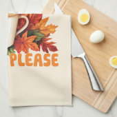 レギンス、離れラテお願い – 秋美学 キッチンタオル (四つ折り)