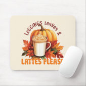 レギンス、離れラテお願い – 秋美学 マウスパッド (マウス)