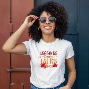 レギンス、離れラテ Tシャツ