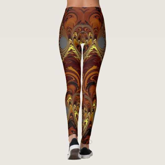 レギンス～黄色、茶色、灰色 レギンス (裏面)
