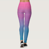 レギンス/3トーン（青、紫、ピンク） レギンス (裏面)