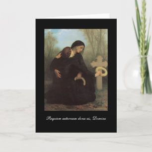 レクイエム-カトリック教の悔やみや弔慰カード- Bouguereau カード