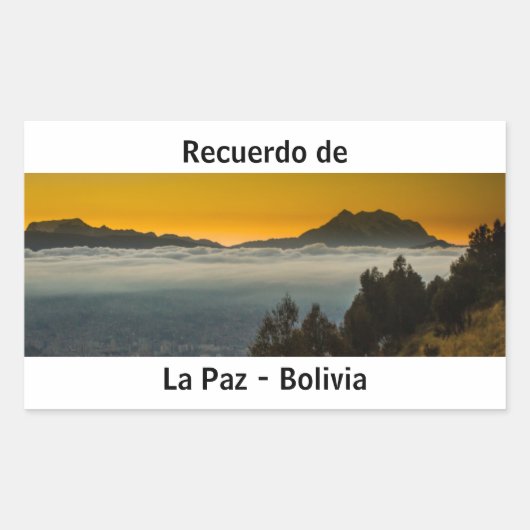 レクエルドデラパス 長方形シール (正面)