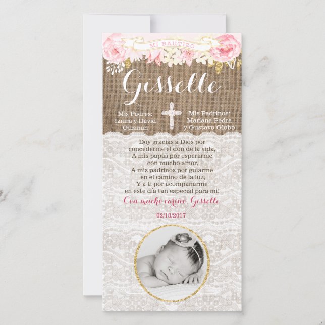 レクエルド・ド・バウティゾ、タルジェタ・ド・レクエルド (正面)