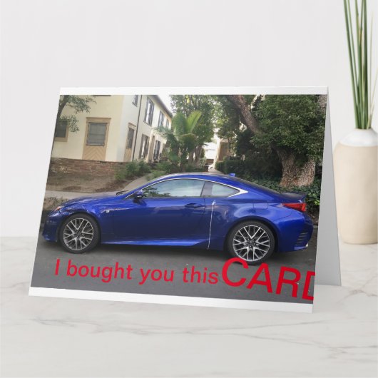 レクサス・バードウォッチャーバーデーカード2020 サンキューカード (正面)