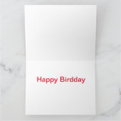 レクサス・バードウォッチャーバーデーカード2020 サンキューカード (内部)