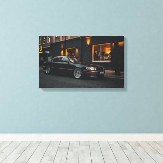 レクサスLS400 キャンバスプリント (インサイチュ (ウッドフロア))