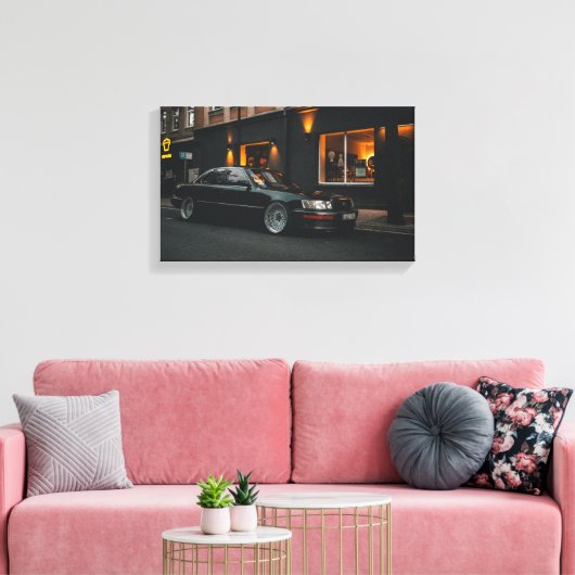 レクサスLS400 キャンバスプリント (インサイチュ (リビング))