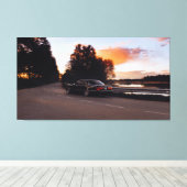 レクサスLS400 キャンバスプリント (インサイチュ (ウッドフロア))