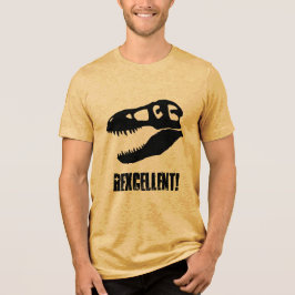 レクセレント!ティラノサウルス・レックスの頭骨 トライブレンドTシャツ