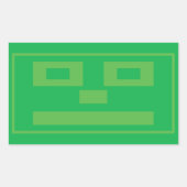 レクタングリステッカー 長方形シール (正面)