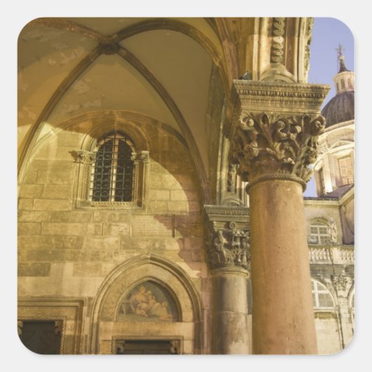 レクターズパレスアーチズウィズドゥブロヴニク大聖堂 スクエアシール (正面)