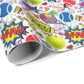 😍🤩レクティックなテニス🎾ターン ラッピングペーパー (ロールコーナー)