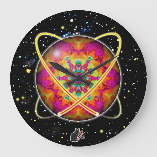 レクトロンオルブズ ラージ壁時計 (正面)