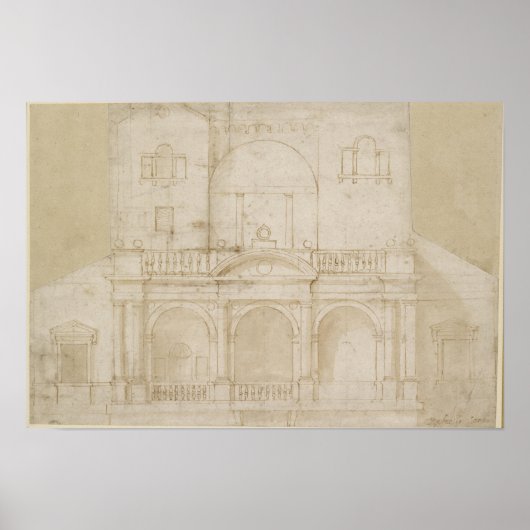 レクト：建築デザイン（ヴィラマダマ） ポスター (正面)