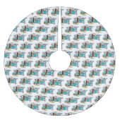 **レクリエーショナルビークル** ブラッシュドポリエステルツリースカート (正面)