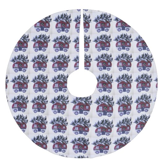 **レクリエーショナルビークル** ブラッシュドポリエステルツリースカート (正面)