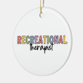 レクリエーションカラフルセラピスト セラミックオーナメント (左)