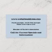 レクリエーションサーフィンサーフボード名刺 名刺 (裏面)