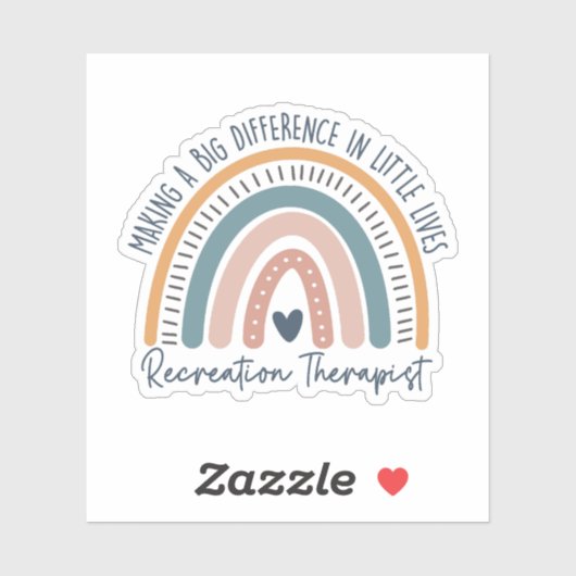 レクリエーションセラピストレインボーレクリエーションセラピー シール (シート)