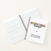 レクリエーションパーソナライズされたセラピスト ノートブック (内部)