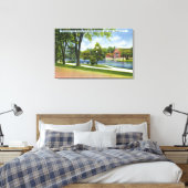 レクリエーションビル&ボートハウス キャンバスプリント (インサイチュ (寝室))