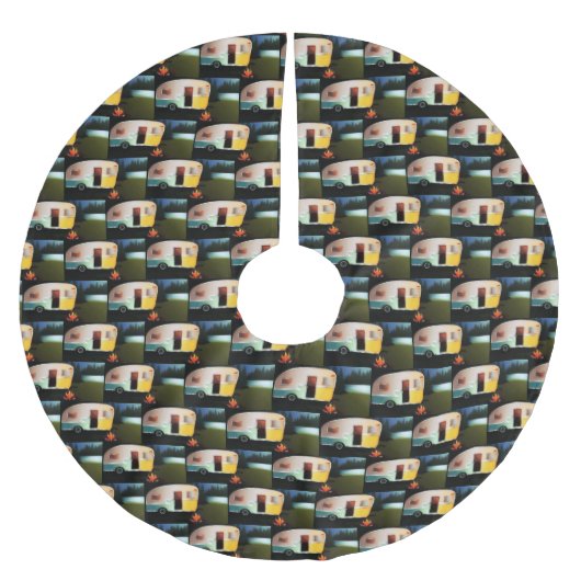 **レクリエーション車両** ブラッシュドポリエステルツリースカート (正面)