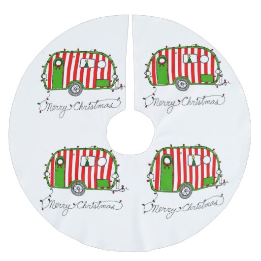 **レクリエーション車**ツリースカート ブラッシュドポリエステルツリースカート (正面)