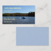 レクリエーション・カヤック・ビジネス・カード 名刺 (正面/裏面)