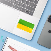 レクリングハウゼン国旗、ドイツ シール (ノートパソコンとiPhone)