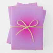 レクルール01オレンジとピンクのグラデーションのオーラ ラッピングペーパーシート (インサイチュ)