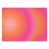 レクルール03ホットピンクとオレンジのグラデーションのオーラ テーブルクロス (正面(横))
