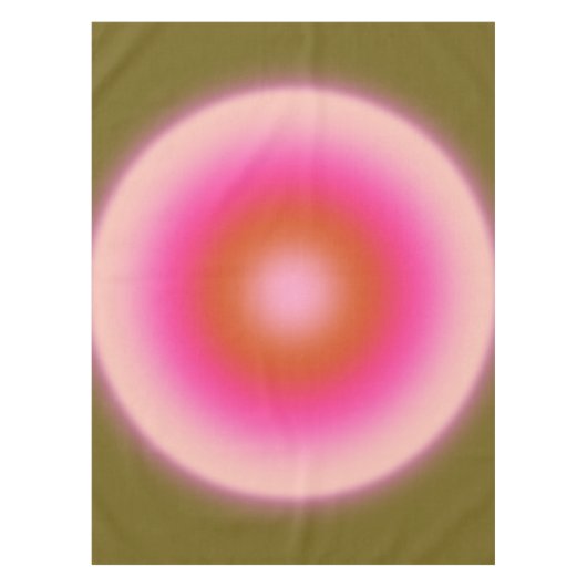 レクルール05グラデーションオリーブとピンクオーラ テーブルクロス (正面)