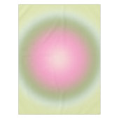 レクルール07グラデーションピンクとグリーンオーラ テーブルクロス (正面)